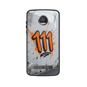 Moto Z2 Play Hoesje en het straatkunst van engelennummer 111