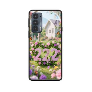 Motorola Edge 20 Hoesje en het engelgetal 222 in de bloementuin