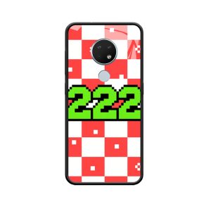 Retro stijl engelennummer 222 met Nokia 6.2 Hoesje