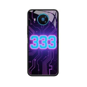Cyber toekomstgevoel engelennummer 333 met Nokia 8.3 Hoesje