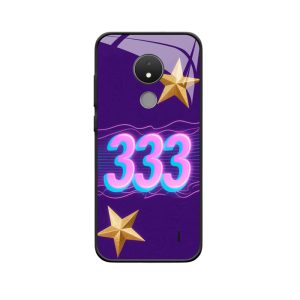 Nokia C21 Hoesje en de coole nachtelijke hemel van engelennummer 333