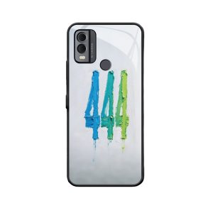 Nokia C22 Hoesje en de vrije kleurensculptuur van engelgetallen 444