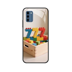 Nokia C300 Hoesje en de speelse blokkenwereld van engelgetallen 777