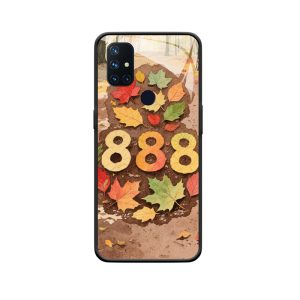 De herfstcharme van engelgetal 888 en OnePlus Nord N10 Hoesje