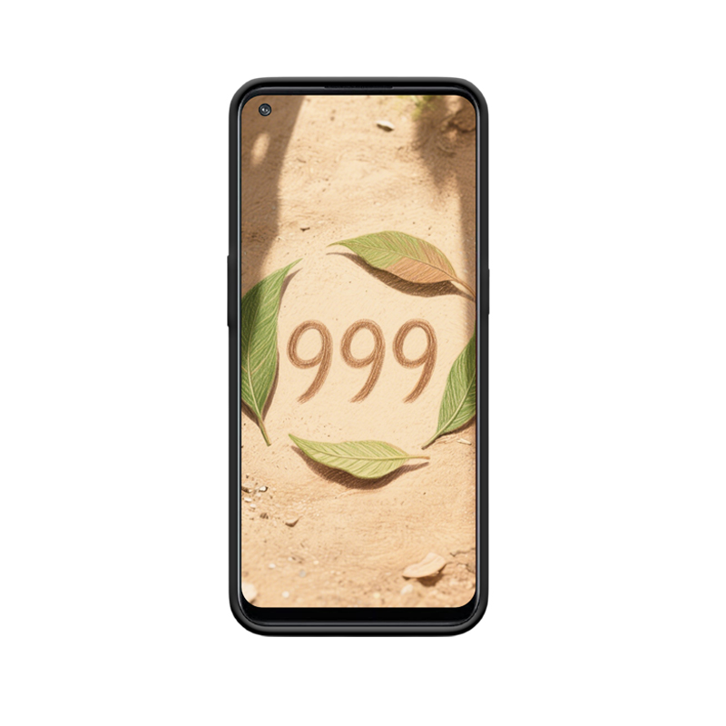 Groene bladeren om engelgetal 999: De natuurlijke romantiek van OnePlus Nord N100 - Afbeelding 2