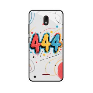 Energieke graffiti engel nummer 444 WIKO VIEW GO hoesje
