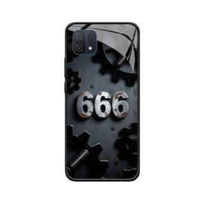 Retro industriële stijl en engelgetal 666 van OPPO A16k