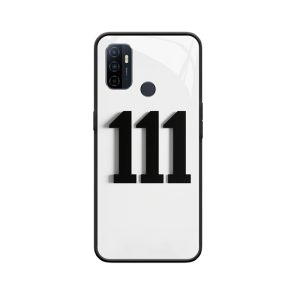 Eenvoudige stijl OPPO A53 engelennummer 111 hoesje