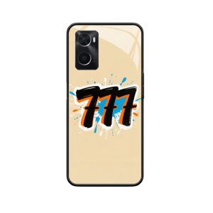 Artistieke energie OPPO A76 hoesje met engelgetal 777