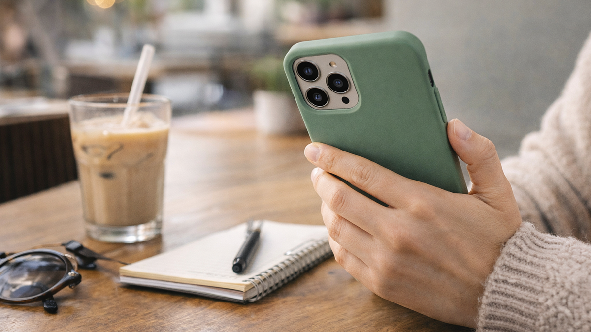 Telefoonhoesje in dagelijks gebruiksscenario